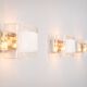 Set of three La Murrina wall lamps in Murano glass