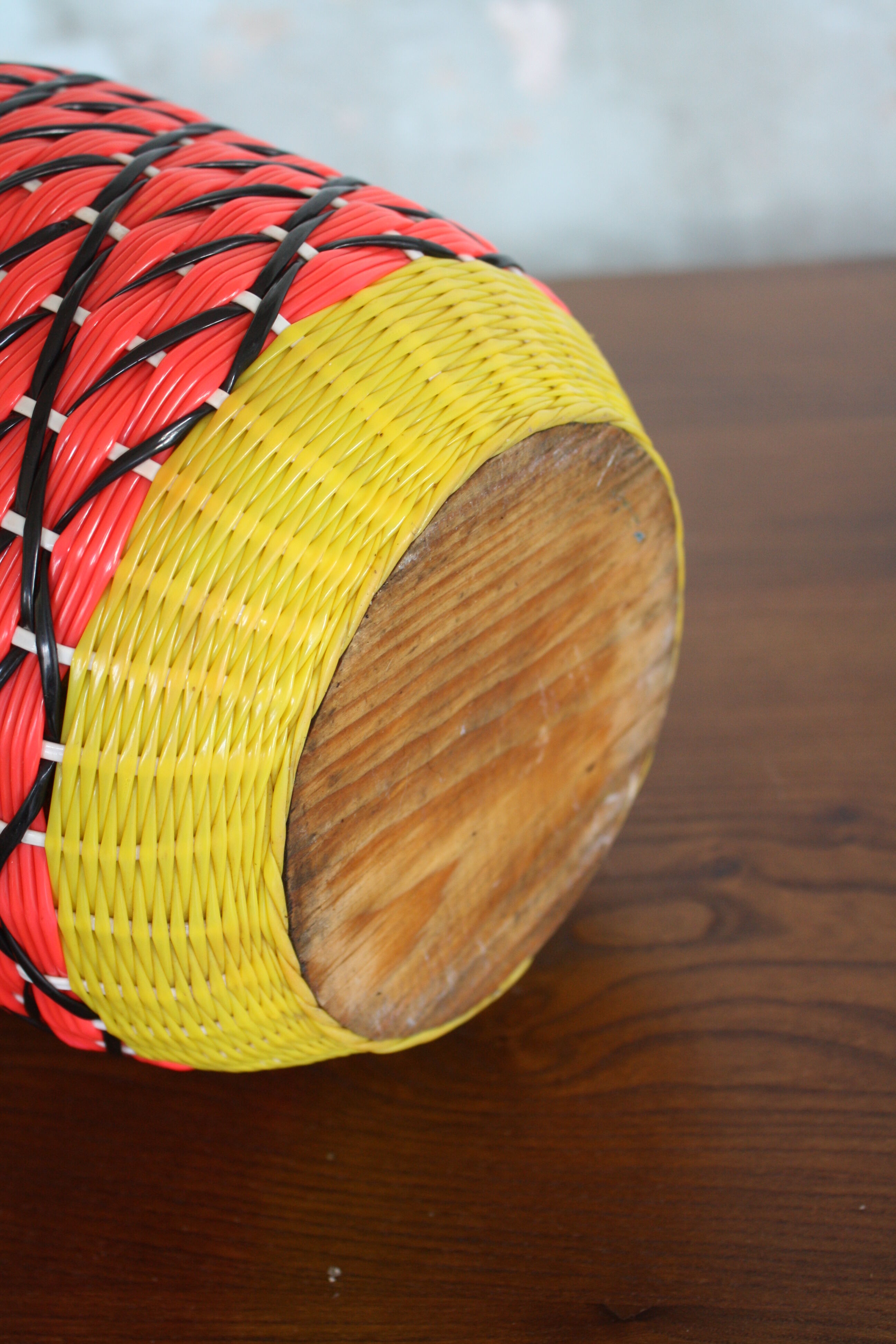 Demijohn 5 liters in scoubidou