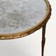 Maison Baguès coffee table in gilded bronze and aged mirror – 1950s