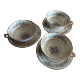 3 lunches cups and under cups limoges charles ahrenfeldt