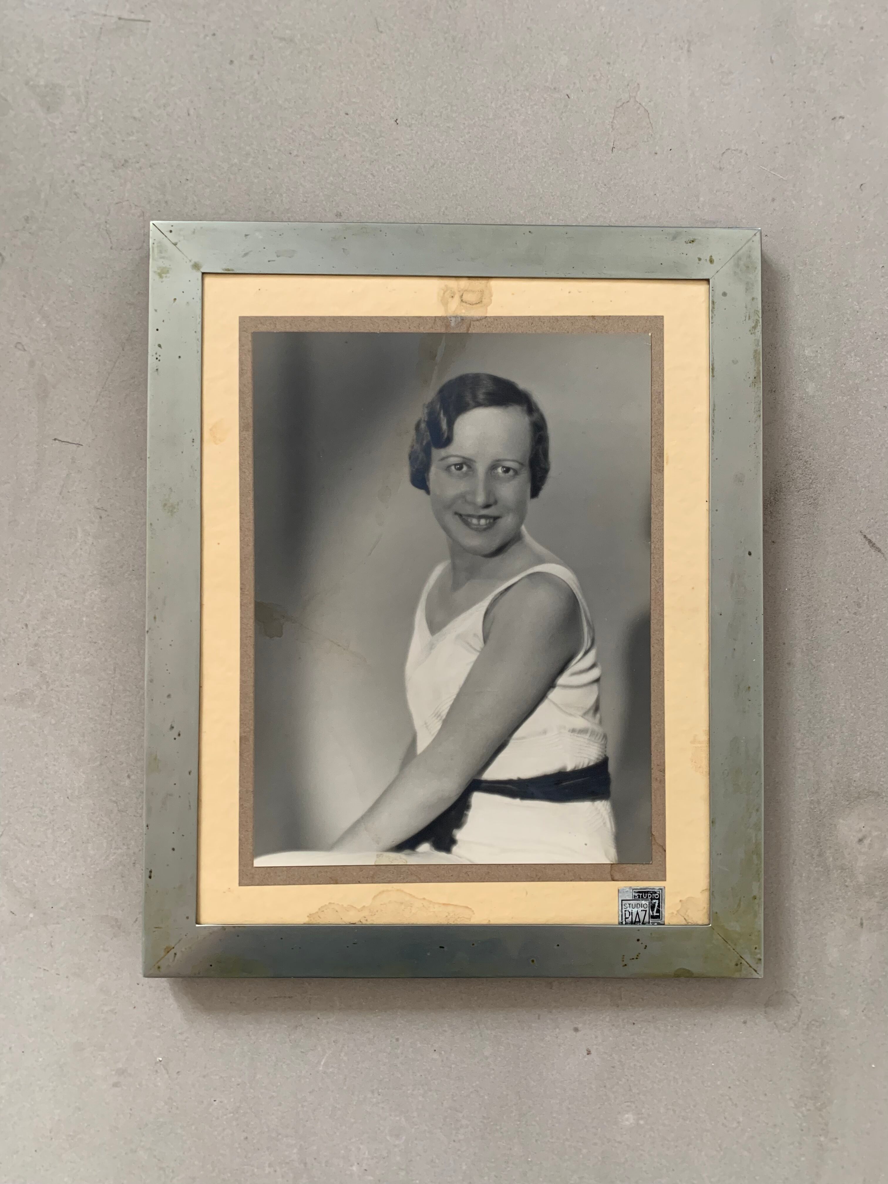 Old metal frame