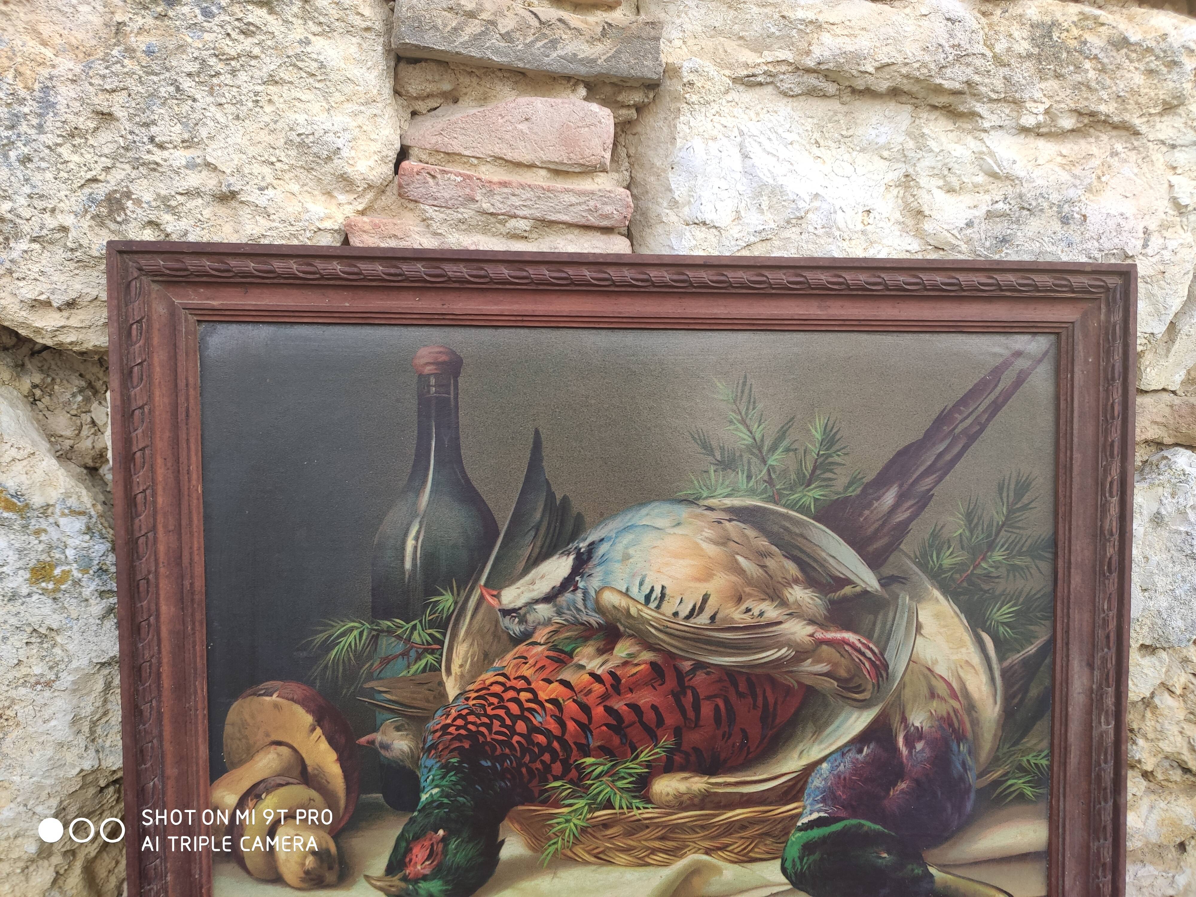 Tableau ancien nature morte