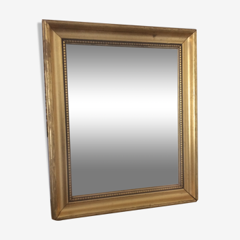 Miroir ancien doré 36x30cm