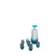 Smoky blue glass liqueur set from the 70s.