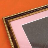 Wooden frame with gilding