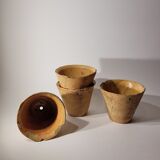 Verded terracotta pot