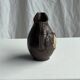 Turgis brown figurative motif mini jug, Noron la Poterie