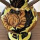Medici vase in Vallauris ceramic, signed JTF
