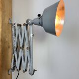 Industrial Scissor Wall Lamp by Curt Fischer for Midgard, 1930s