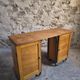Bureau d'écriture moderniste français en hêtre et acier tubulaire, années 1930