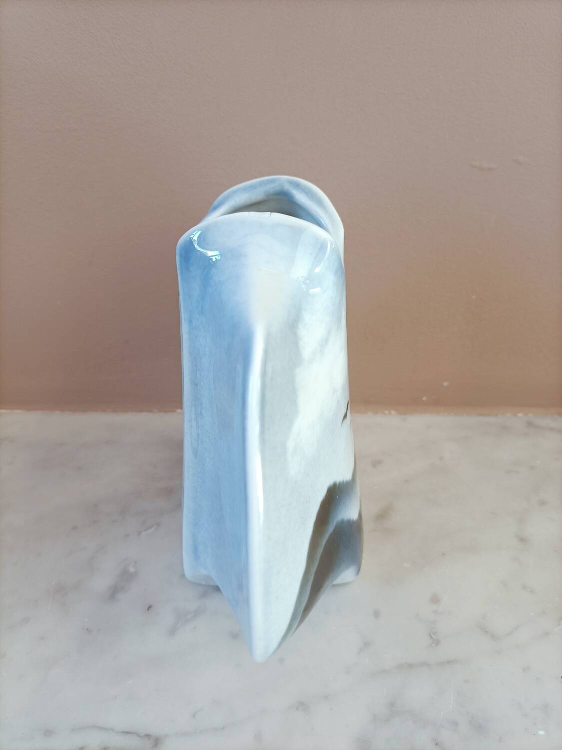 Virebent blue-grey vase from the 70s