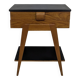 Bedside table compass foot end table 50 60 vintage Scandinavian