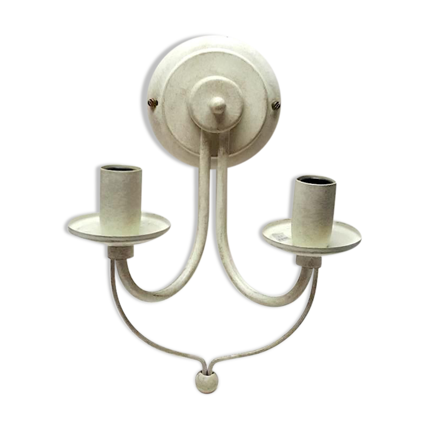 White wall lamp 2 bulbs