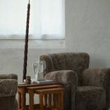Nesting tables in oak, made by a Danish cabinetmaker, mid-century modern, 1960s.