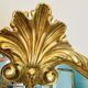 Vintage gold baroque mirror – 107 × 83 cm – authentic