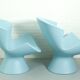 Ensemble de 2 fauteuils lounge Karim Rashid Kite pour Label, 2004