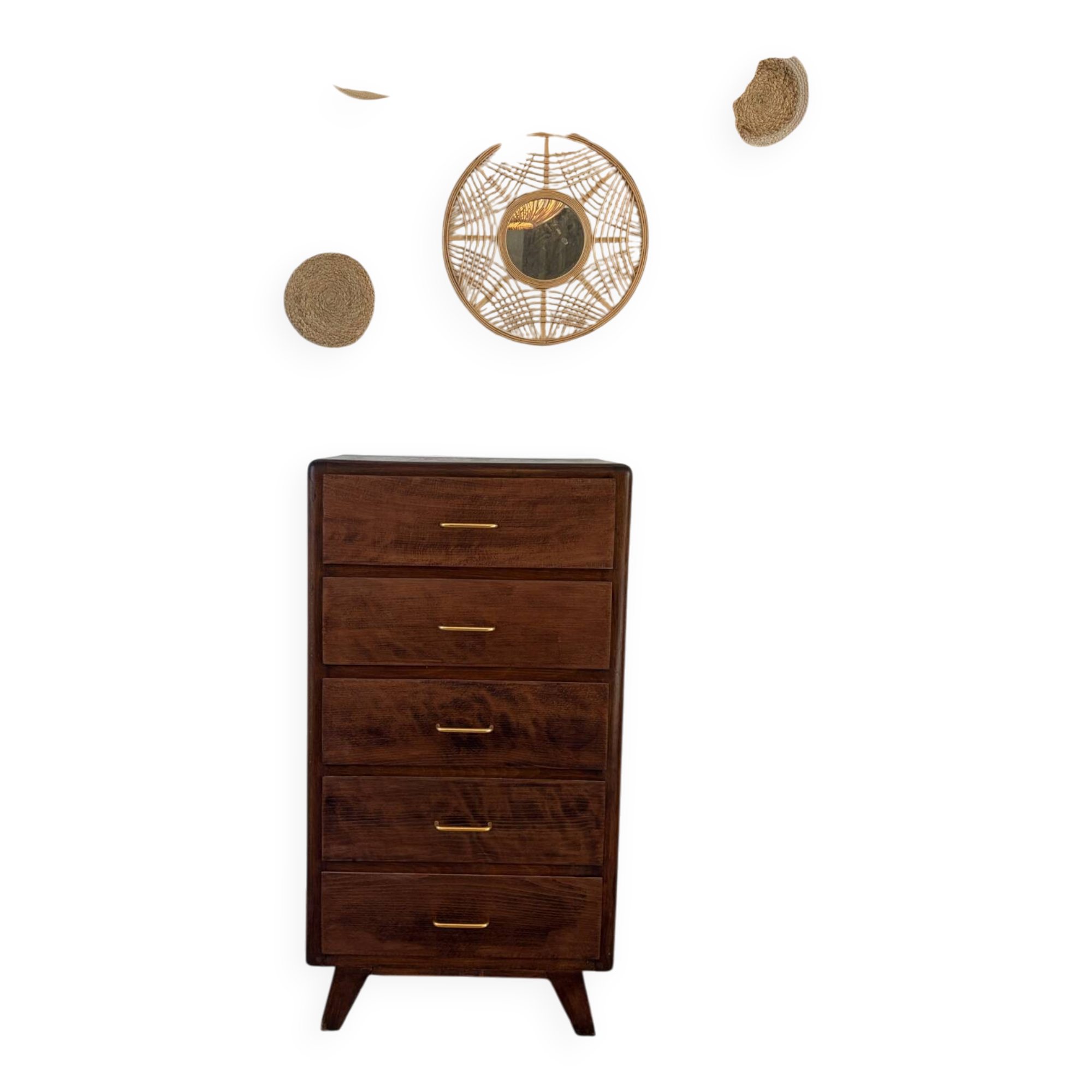 Vintage chest of drawers/commode from the 1960s.