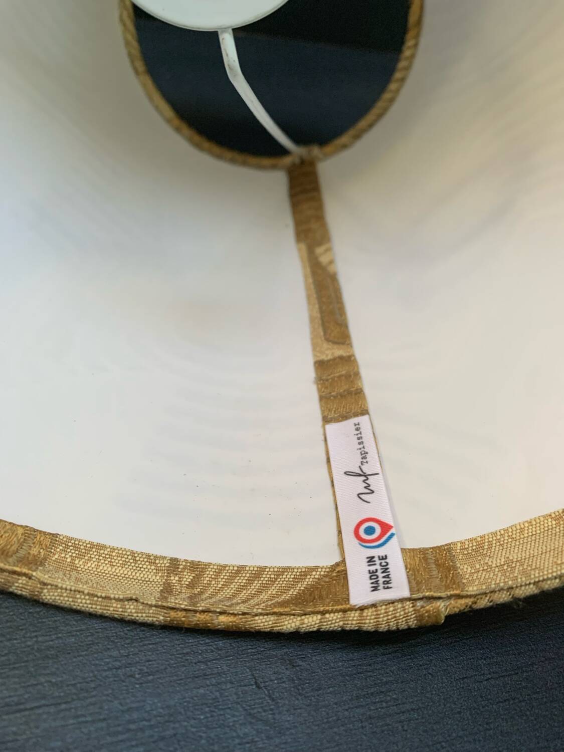 Art Deco style conical lampshade