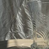 Large geometric glass vase H30