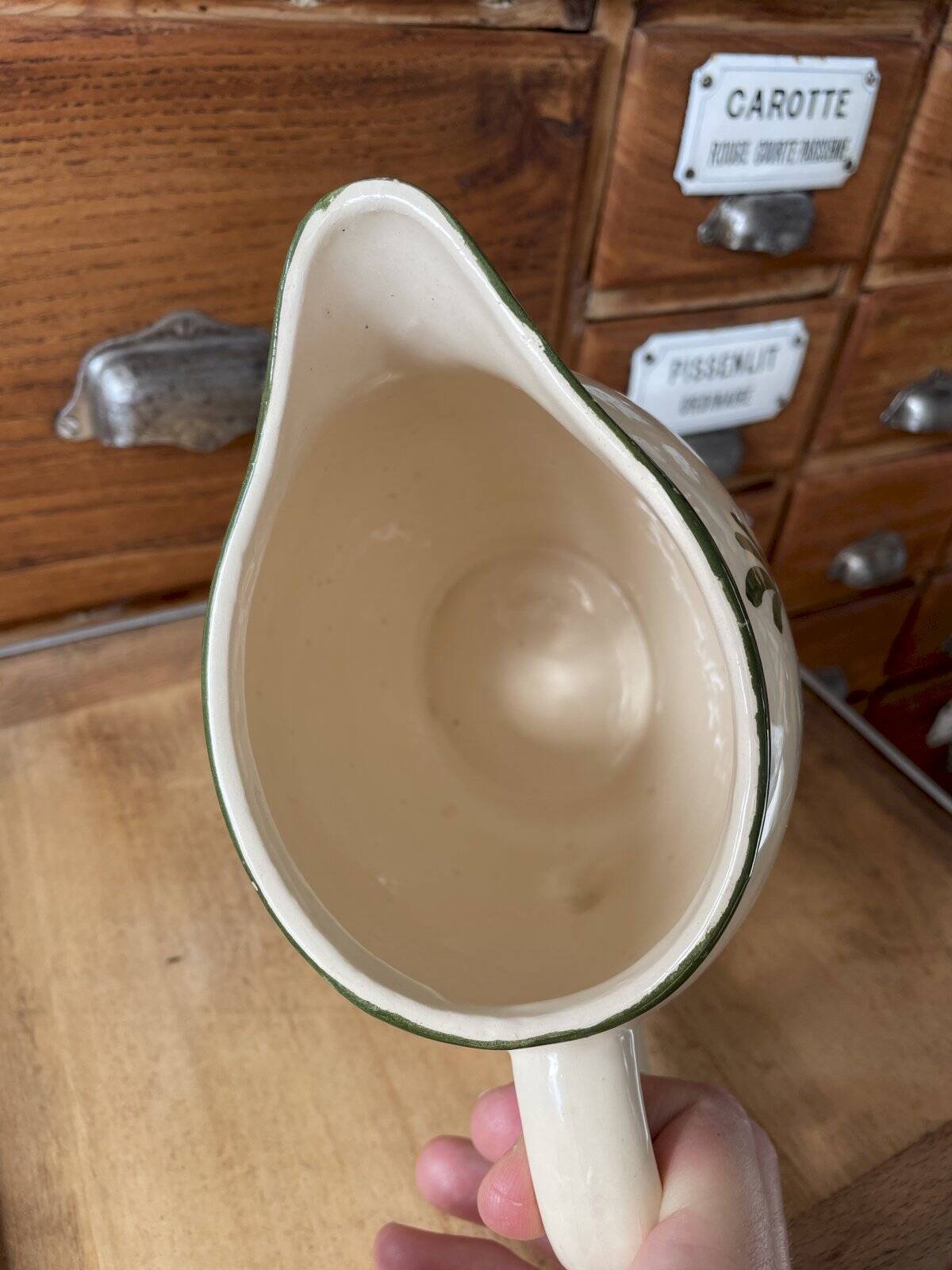 Saint-Clément oval pitcher Height 18.5 cm