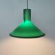Suspension Holmegaard P&T, verre vert. 1976, Danemark