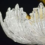 Garda, luxury Italian Murano glass ceiling light or flush mount, 1980s