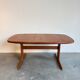 Table ovale extensible vintage Skovby en teck