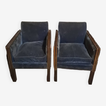 2 vintage armchairs