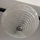 Suspension Art Deco globe en verre de Clichy