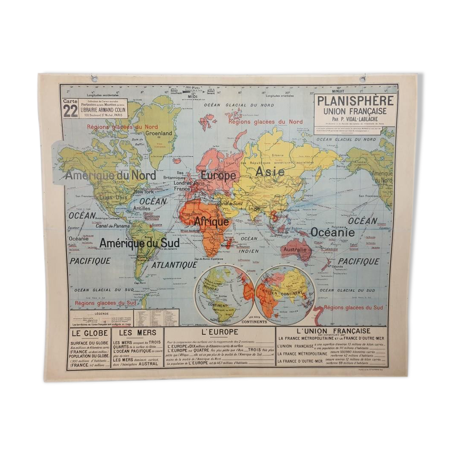 School Map - Planisphere -