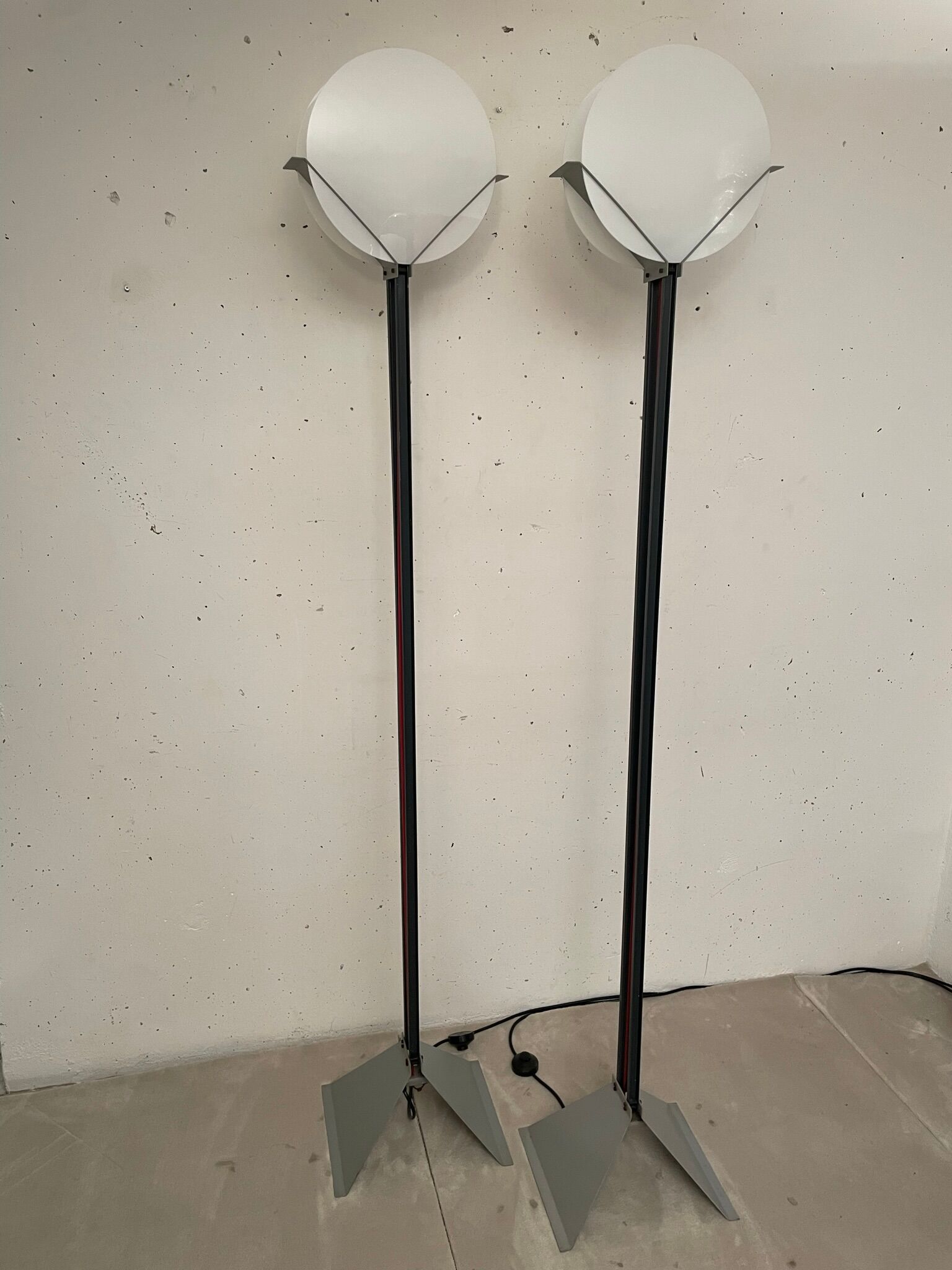 Pair of floor lamps Menno Dieperink, 1980