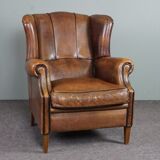 Sheepskin armchair