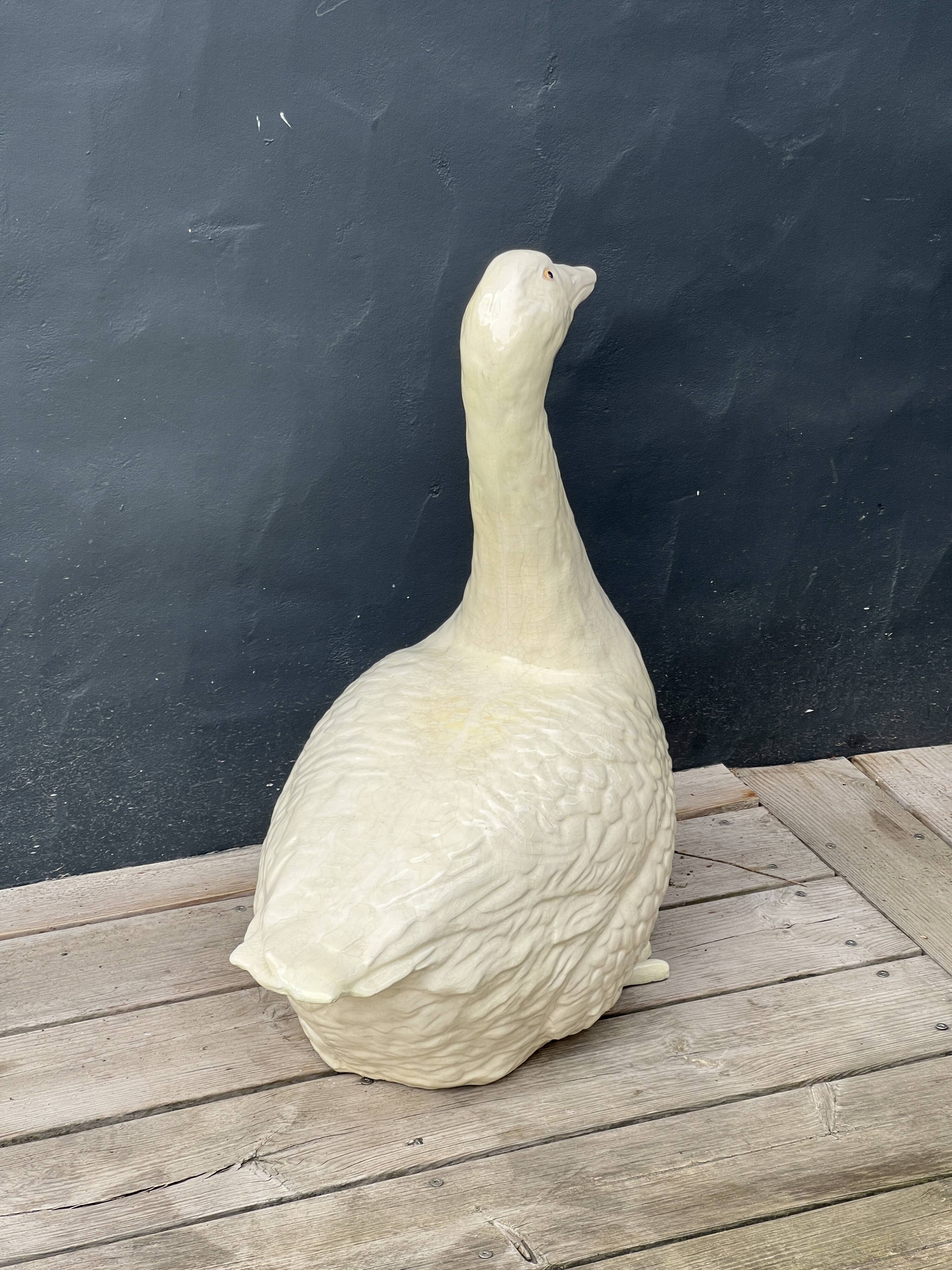 Ceramic goose