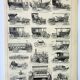 Old engraving 1898, Old car, automobile • Original and vintage lithograph