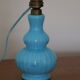 Pair of feet of lamps opaline Chattard