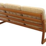 Holstebro deense vintage teak bank 'Karstoff'