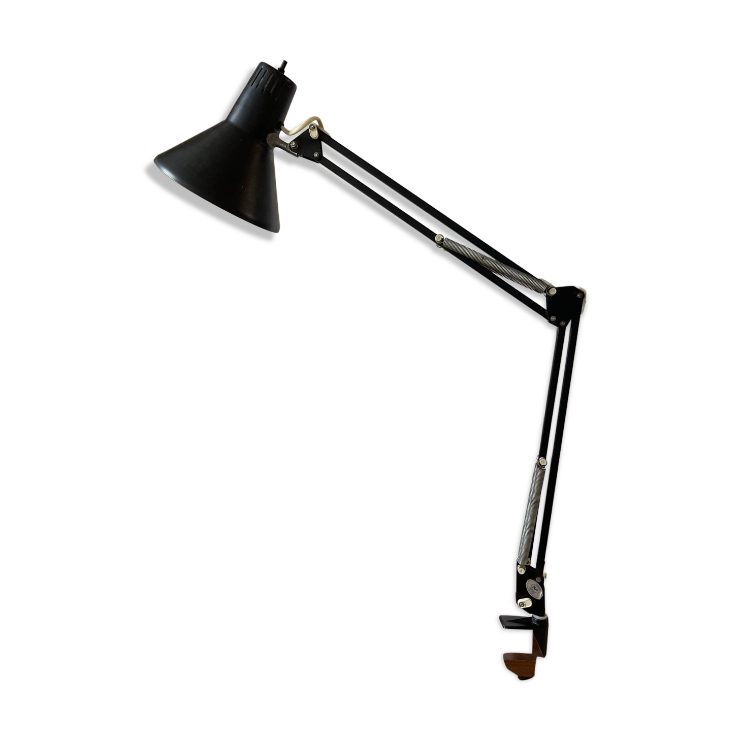 Lampe Twist vintage noire