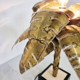 Maison jansen palm table lamp, 1970s