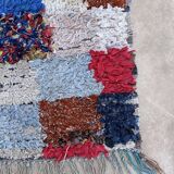 Moroccan carpet Boucherouite colored - 105 x 166 cm