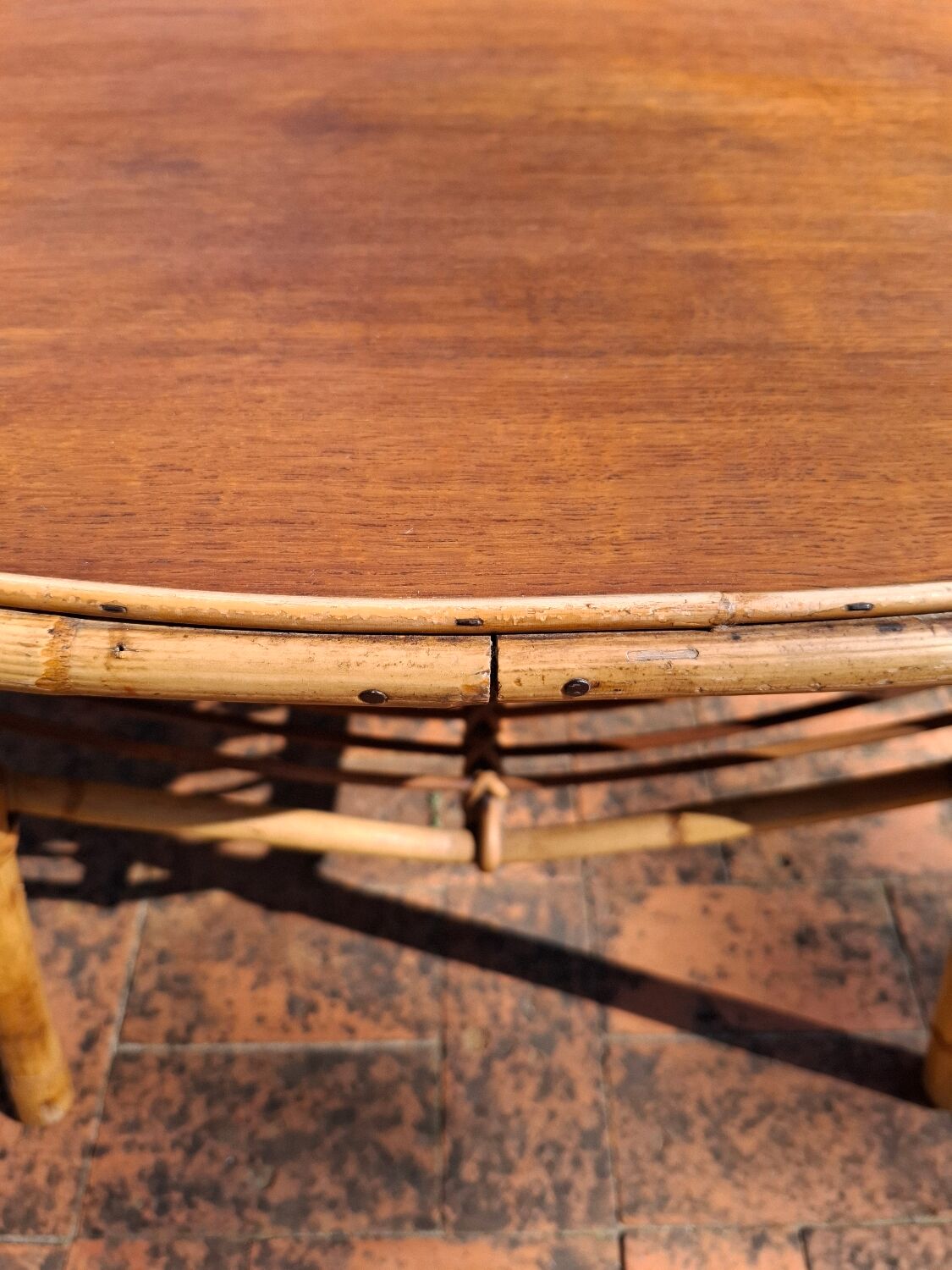 Table basse "Citron" rotin dlg Janine Abraham