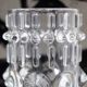Vintage moulded glass vase Sklo Union 1970