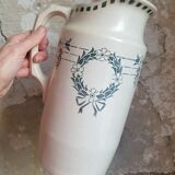 Old faience pitcher