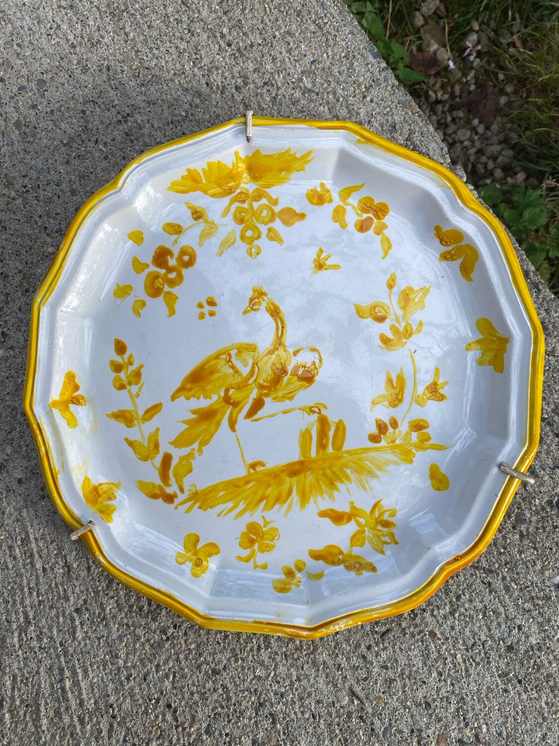 Moustiers decor plate