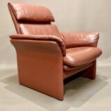 "Erpo" high designer leather armchair