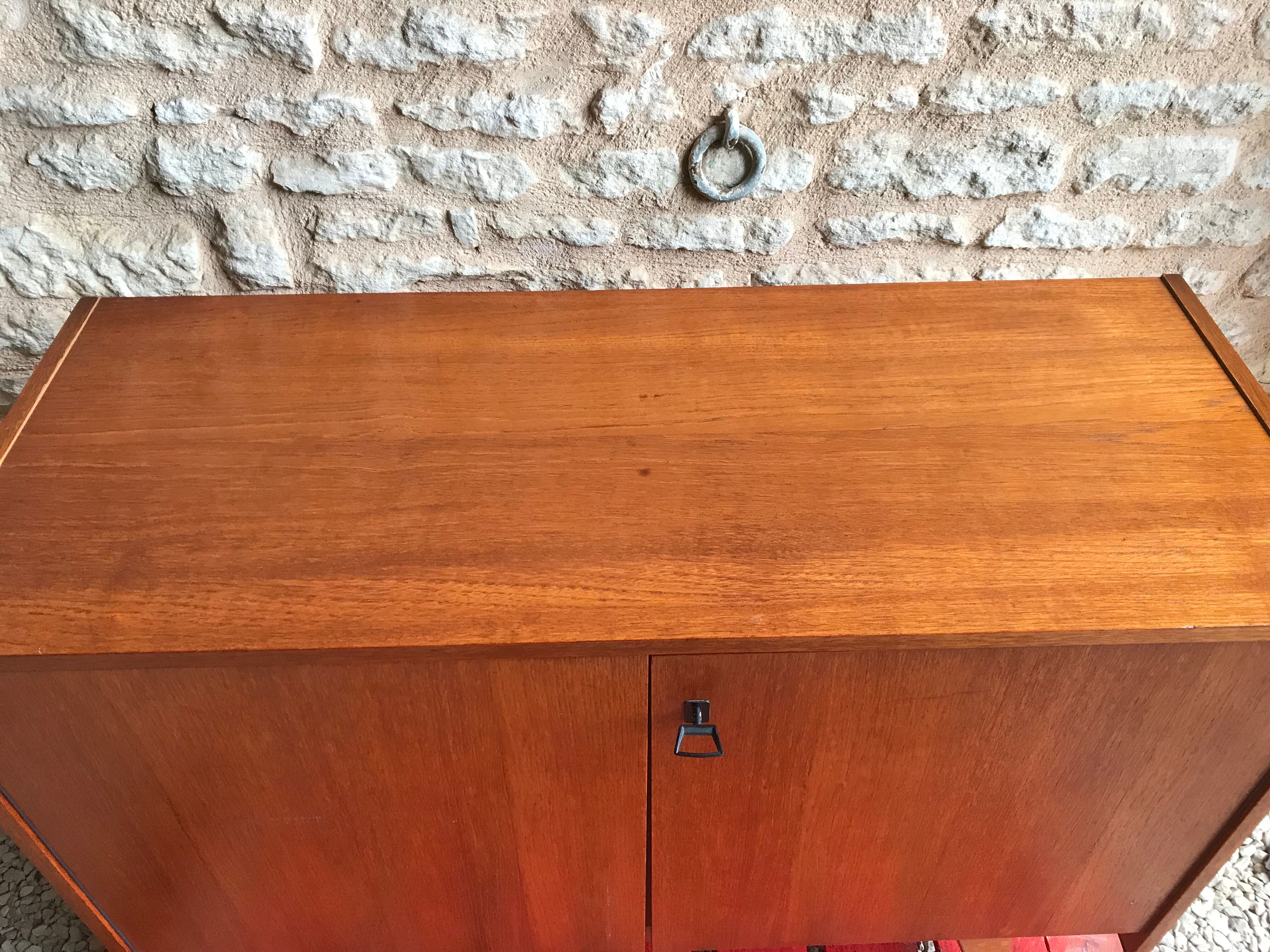 Vintage sideboard feet compass 1960's