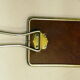Old beveled barber mirror - hand-to-hand 14, 5 cm X 9, 5 cm