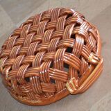 Vintage woven fruit bowl
