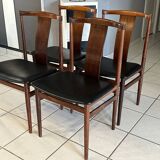 Set of 4 rosewood chairs designed by Henning Sorensen, Denmark, 1960.