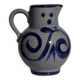 Blue mini carafe West Germany H14.5