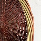 Wicker tray trio
